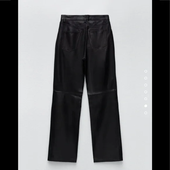 Women Zara Leather Pants Limited Edition Size 2